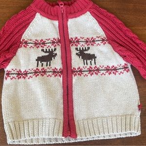 Osh kosh reindeer sweater 6 months